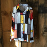 NWOT Geometric Print Blouse