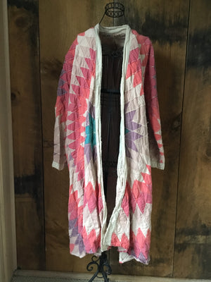 Magnolia Pearl Quilted Duster NWT