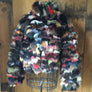 Multicolored Faux Fur Coat