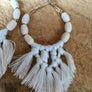 Bead and Tassel Earrings