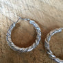 Silver Hoop Earrings
