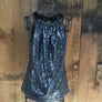 Tahari Sequin Top