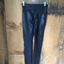 Black Faux Leather Spanx