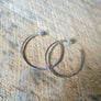 Large Silver Earrings