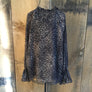 Elie Tahari Leopard Blouse