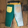Patchwork Cropped Pants