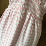 Pink Gingham Halter Dress