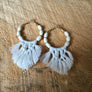 Bead and Tassel Earrings