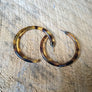 Tortoise Hoop Earrings