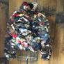 Multicolored Faux Fur Coat