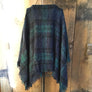 Orvis Black Watch Plaid Poncho