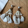 Beaded and Tassel Earrings
