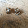 Gold Plated Knot Earrings