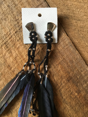 NWT Free People Feather Earrings