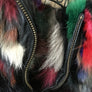 Multicolored Faux Fur Coat