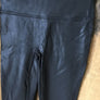 Black Faux Leather Spanx