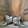 Free People Gold Studio 54 Boots