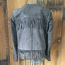 Topshop Suede Fringe Jacket