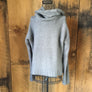 Gray Cowl Neck Sweater