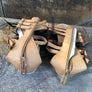Tan Feather Sandals