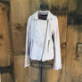 Max Jeans Blush Moto Jacket