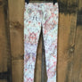 Hudson Skinny Jeans Paint Splatter