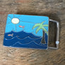 Hand Painted Belt Buckle