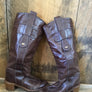 Chloe Brown Leather Boots