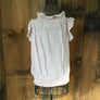 Blush Ruffled Boho Top