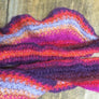 Multicolored Ruffled Fringe Scarf