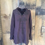 Brown Embroidered Pom Pom Tunic