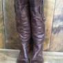 Chloe Brown Leather Boots