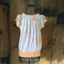Tie Dye Peasant Top