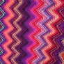 Chevron Stripe Fringe Scarf