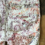 Hudson Skinny Jeans Paint Splatter