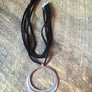 Black Faux Suede Choker