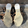 Tan Feather Sandals
