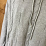 Gray Cable Knit Sweater