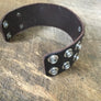 Thick Brown Leather Cuff