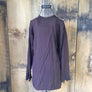 Brown Embroidered Pom Pom Tunic