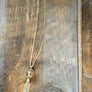 Gold Ball Tassel Necklace