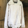 JOA Faux Shearling Moto Jacket