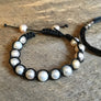 Lot (2) Black White Bracelets