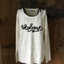 Ivory Sparkle Believe Sweater