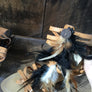 Tan Feather Sandals