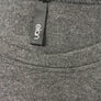 Gray Zipper Jersey Top