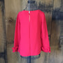 STS Red Ruffle Blouse NWT