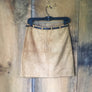 Suede Tan Skirt