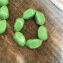 Lime Green Chunky Necklace Set
