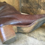 Chloe Brown Leather Boots